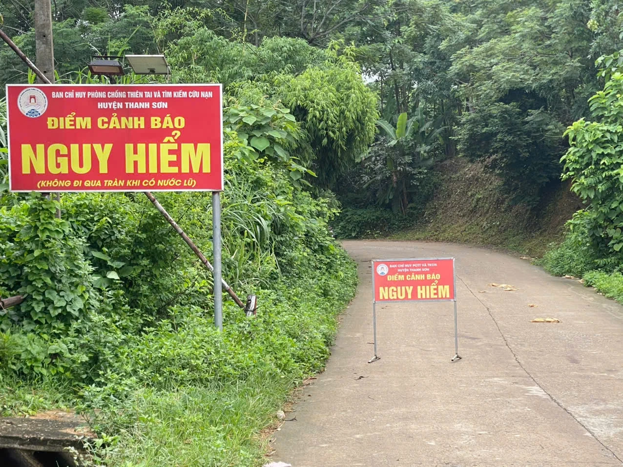 Một người mất tích khi đi qua ngầm tràn