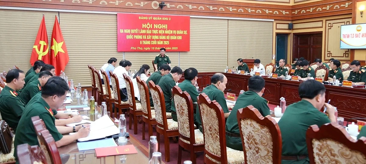 Đảng ủy Quân khu 2 ra nghị quyết lãnh đạo thực hiện nhiệm vụ 6 tháng cuối năm
