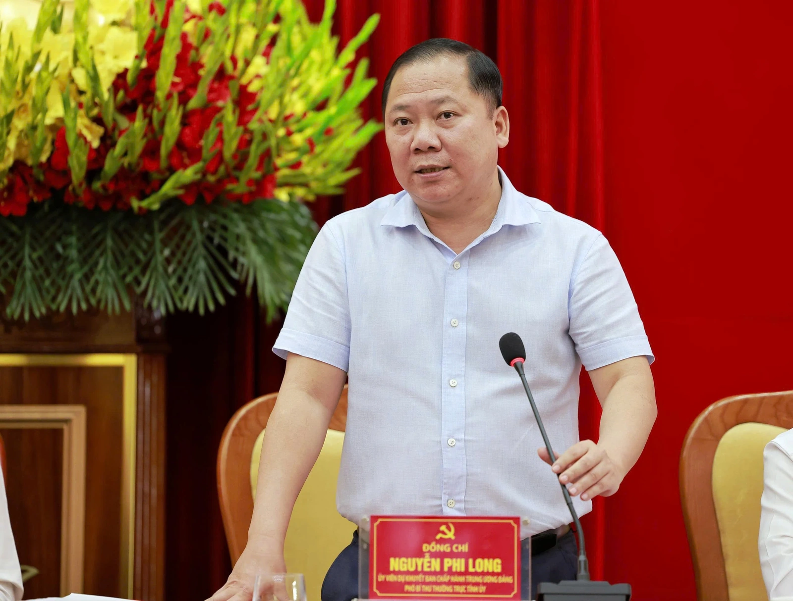 Thường trực Tỉnh ủy làm việc với các cơ quan chuyên trách tham mưu, giúp việc Tỉnh ủy