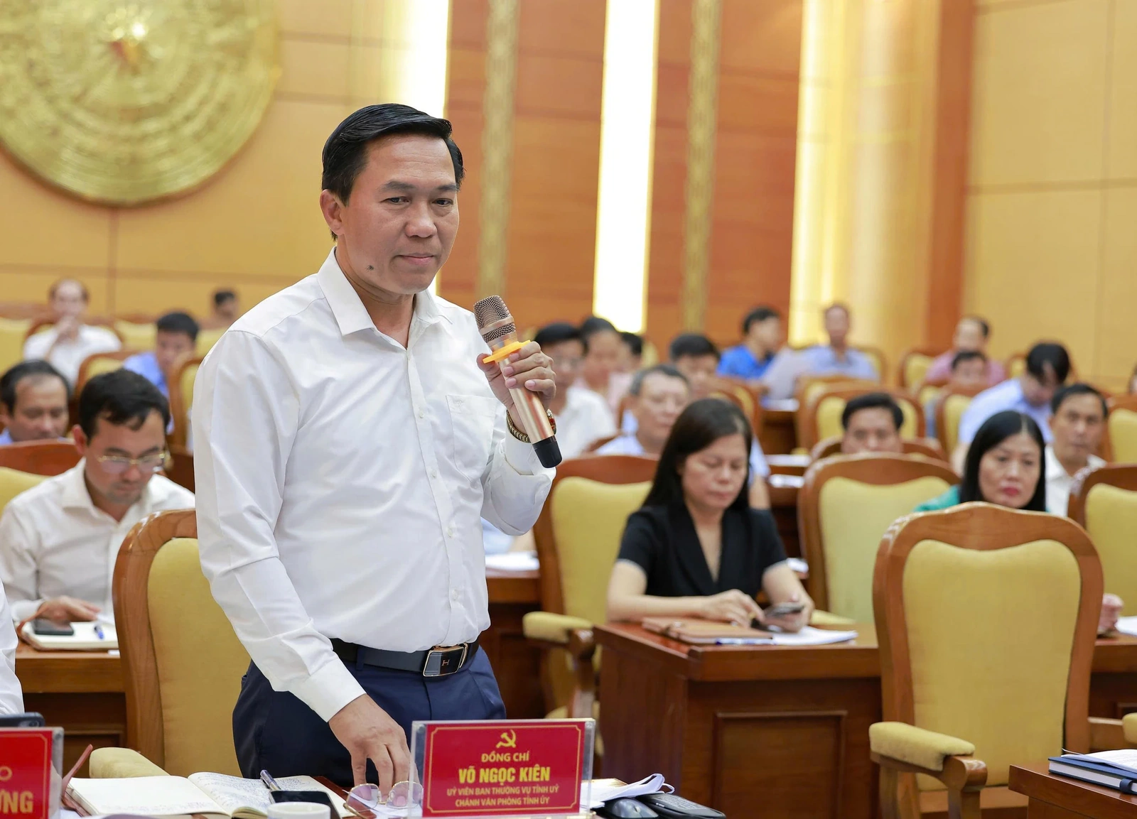 Thường trực Tỉnh ủy làm việc với các cơ quan chuyên trách tham mưu, giúp việc Tỉnh ủy