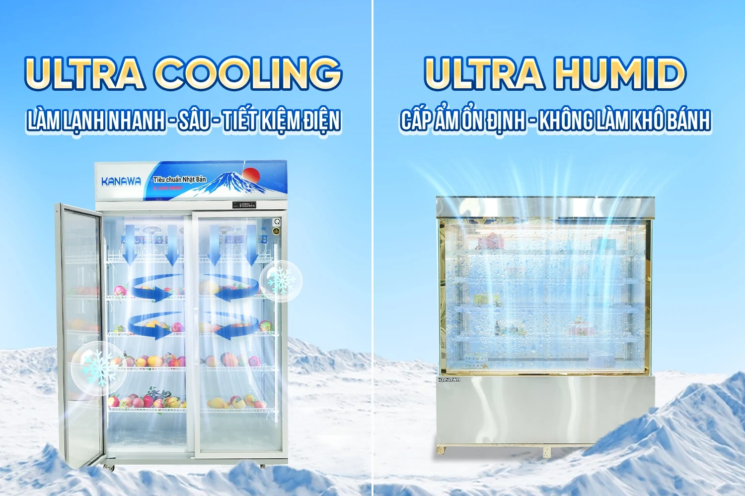 KANAWA - thiết bị điện lạnh, bếp công nghiệp tiêu chuẩn Nhật