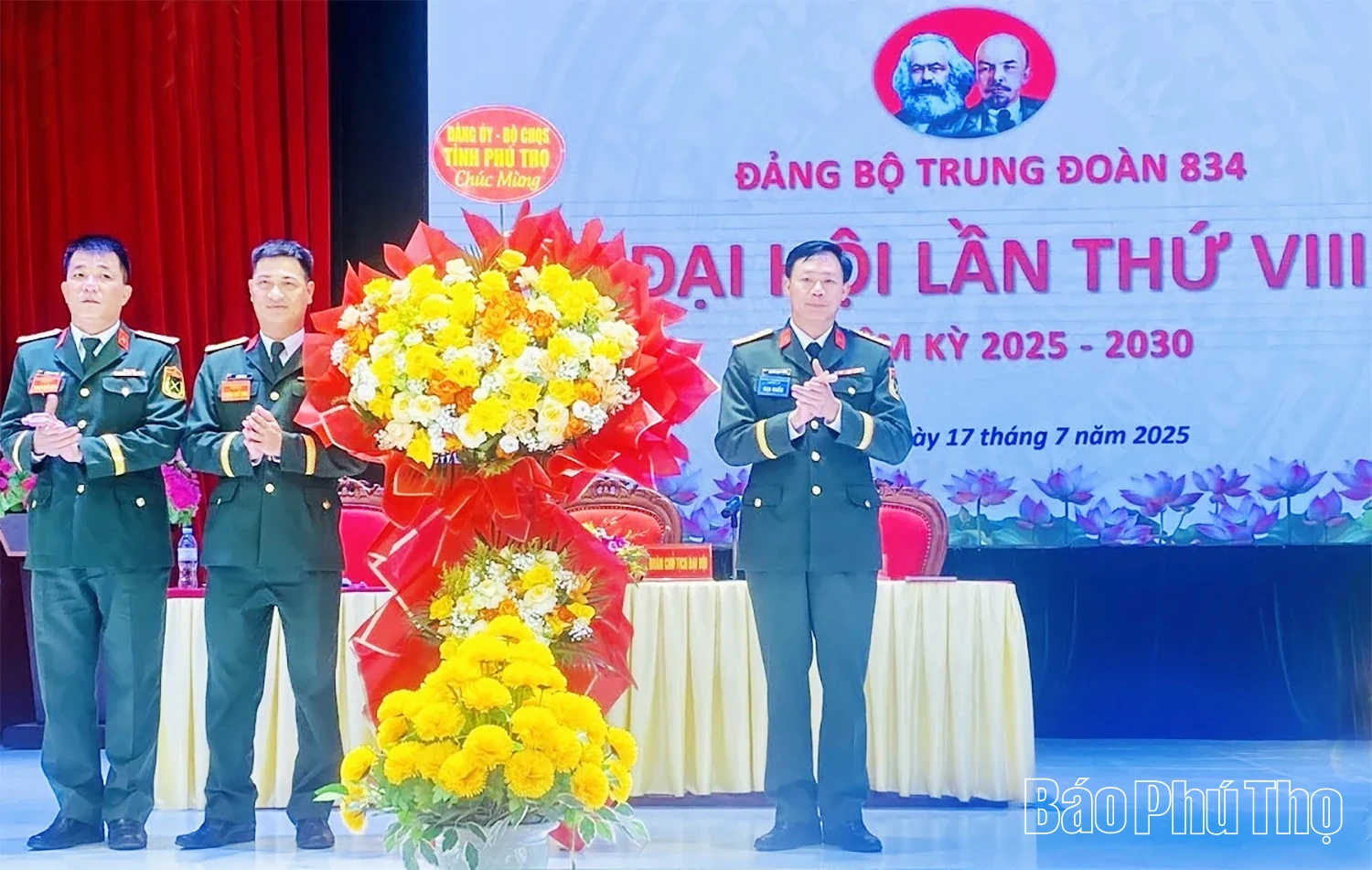 Đại hội Đảng bộ Trung đoàn 834 lần thứ VIII, nhiệm kỳ 2025-2030
