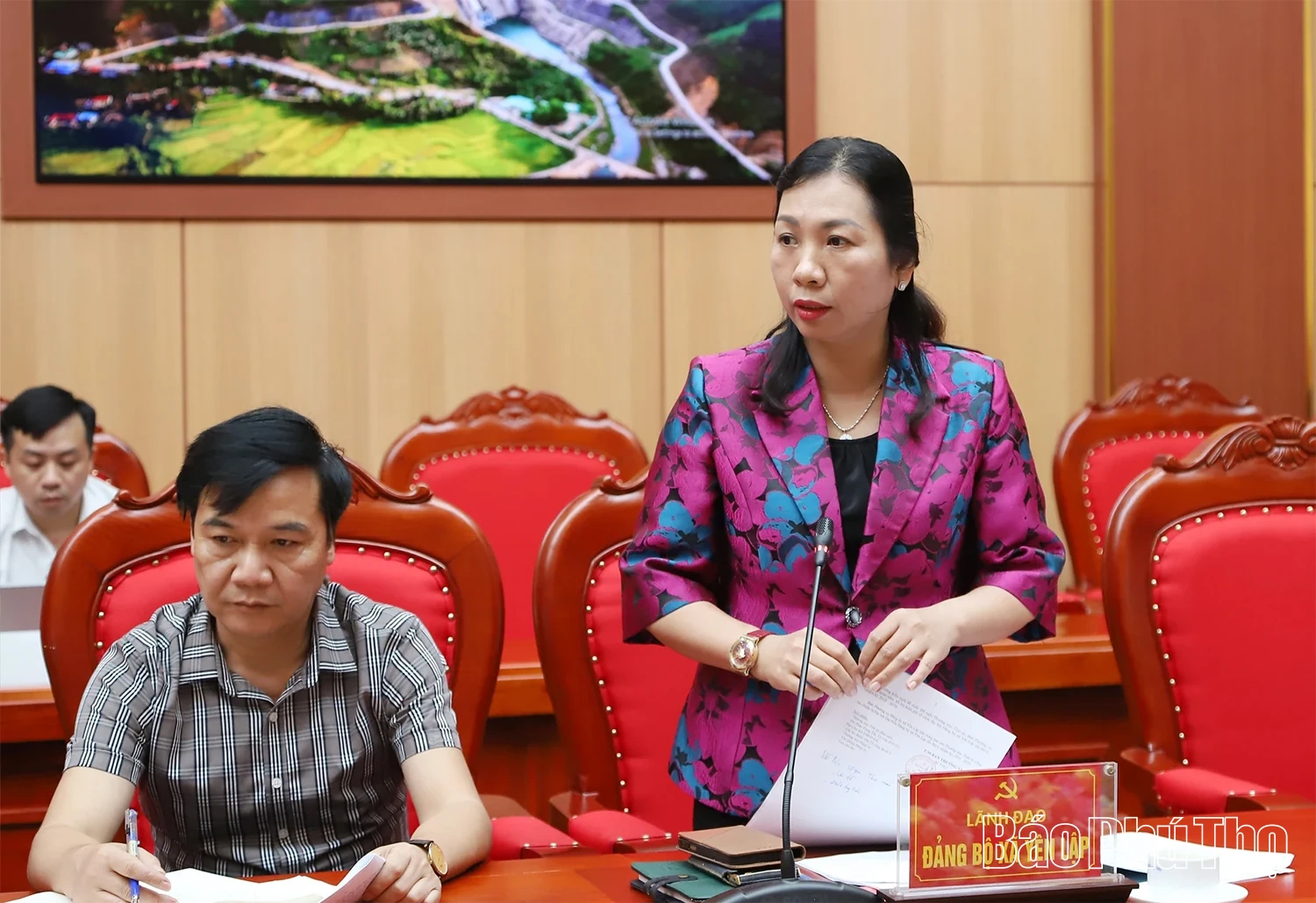 Tổ công tác số 3 duyệt văn kiện Đại hội Đảng bộ 6 xã nhiệm kỳ 2025 - 2030