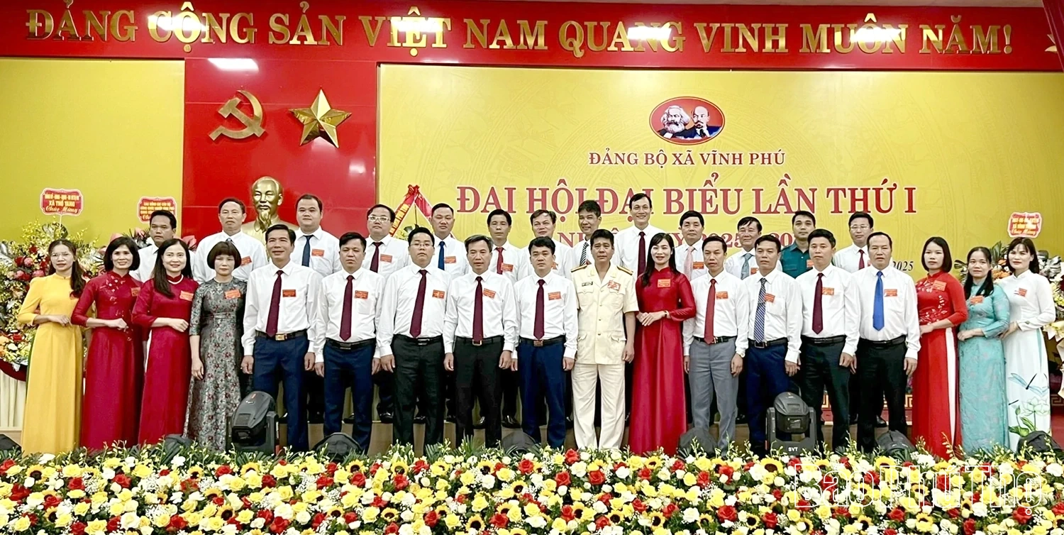 Đại hội Đảng bộ xã Vĩnh Phú lần thứ I, nhiệm kỳ 2025-2030