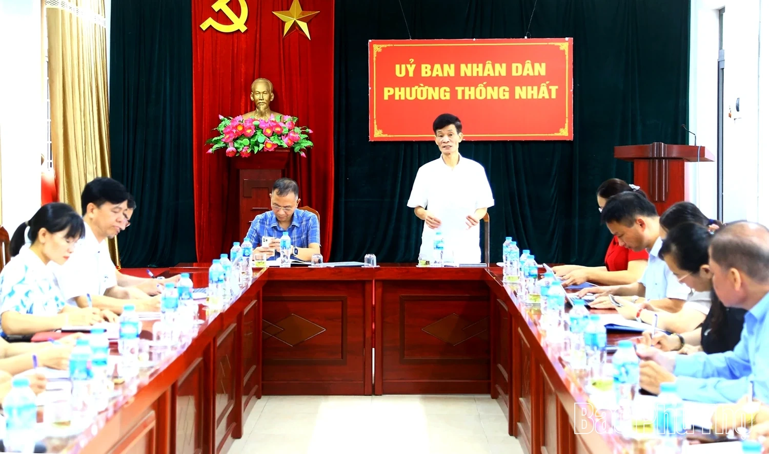 Sở Giáo dục và Đào tạo làm việc với UBND phường Thống Nhất và xã Mường Động