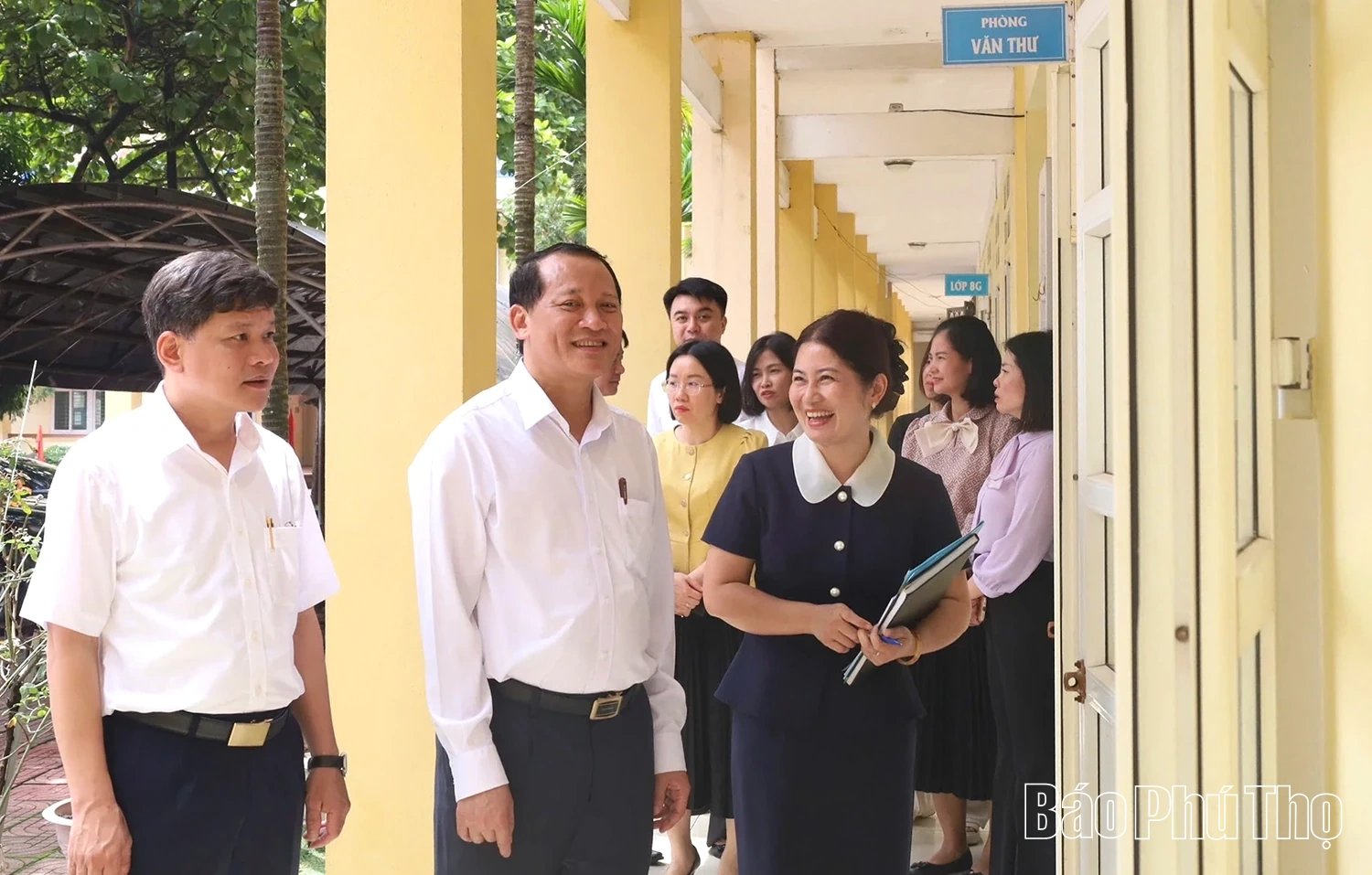 Đoàn công tác Sở Giáo dục và Đào tạo làm việc với phường Việt Trì