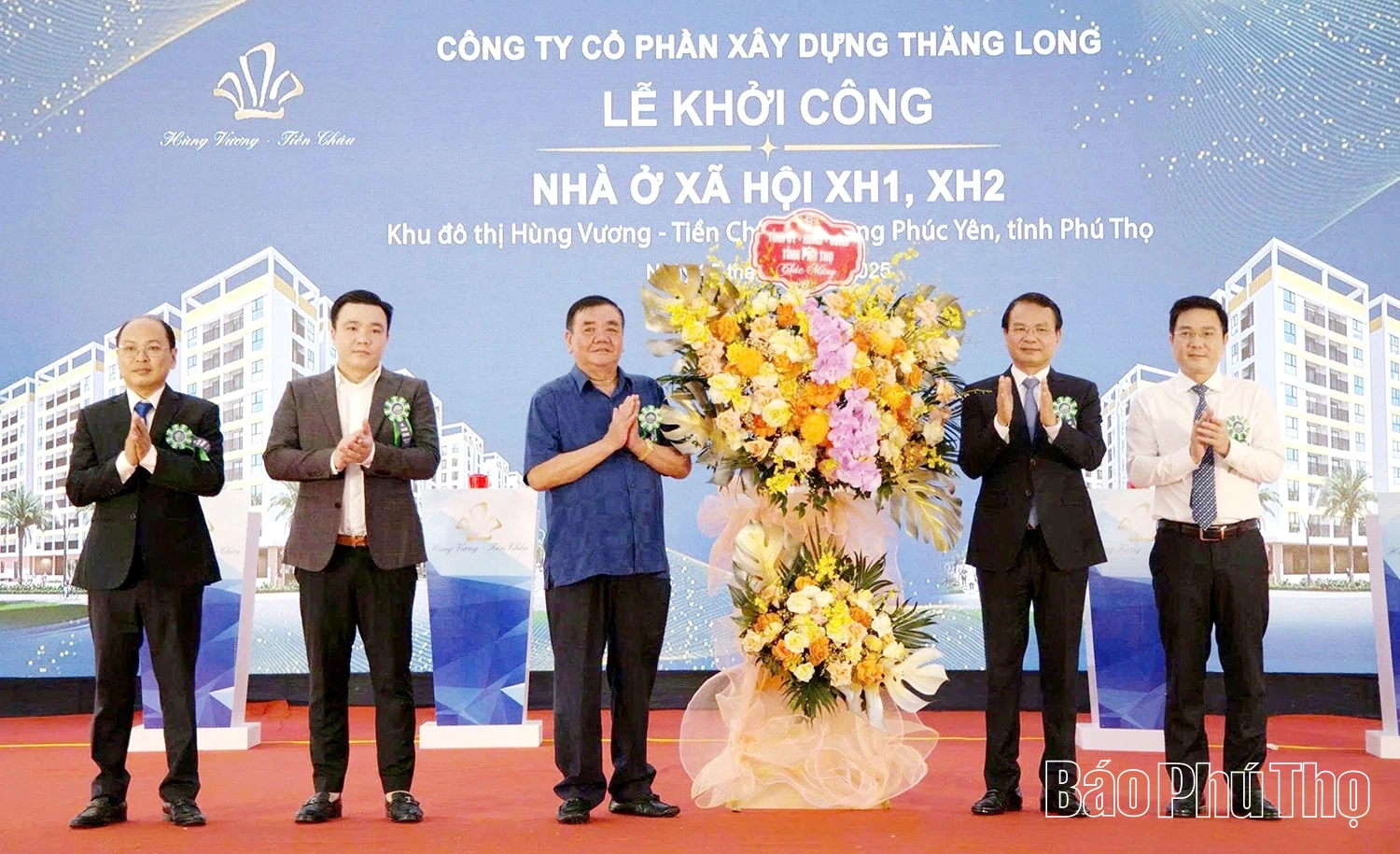 Khởi công khu nhà ở xã hội Hùng Vương- Tiền Châu