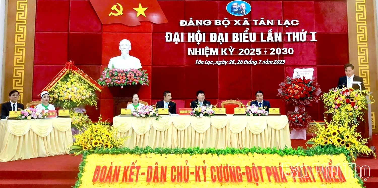 Đại hội Đại biểu Đảng bộ xã Tân Lạc lần thứ I, nhiệm kỳ 2025 – 2030