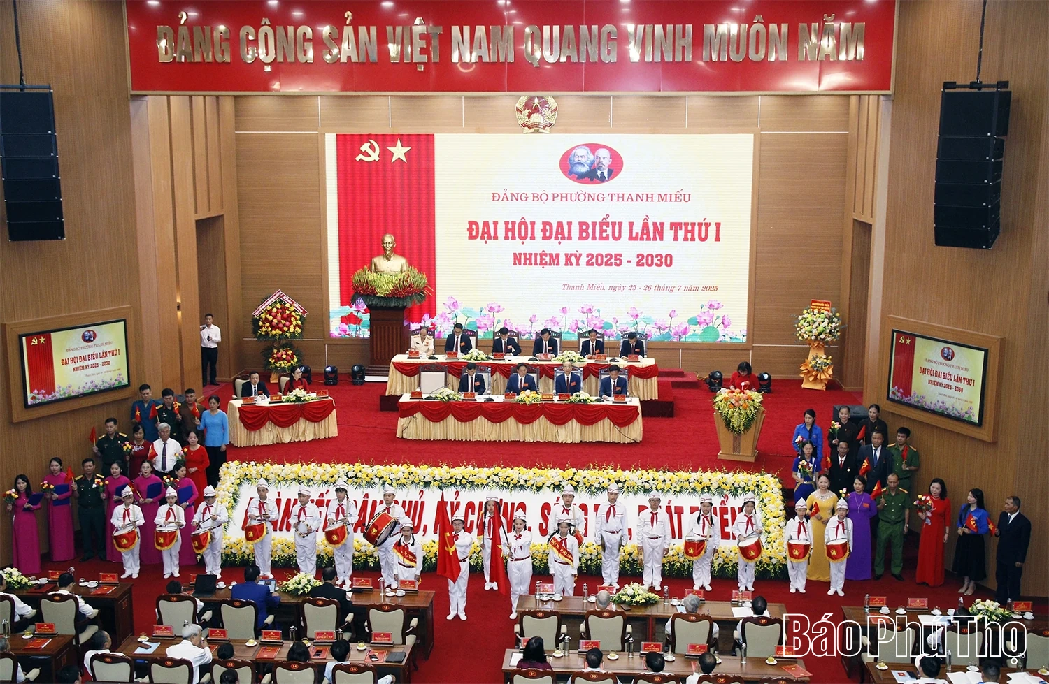 Đại hội đại biểu Đảng bộ phường Thanh Miếu lần thứ Nhất