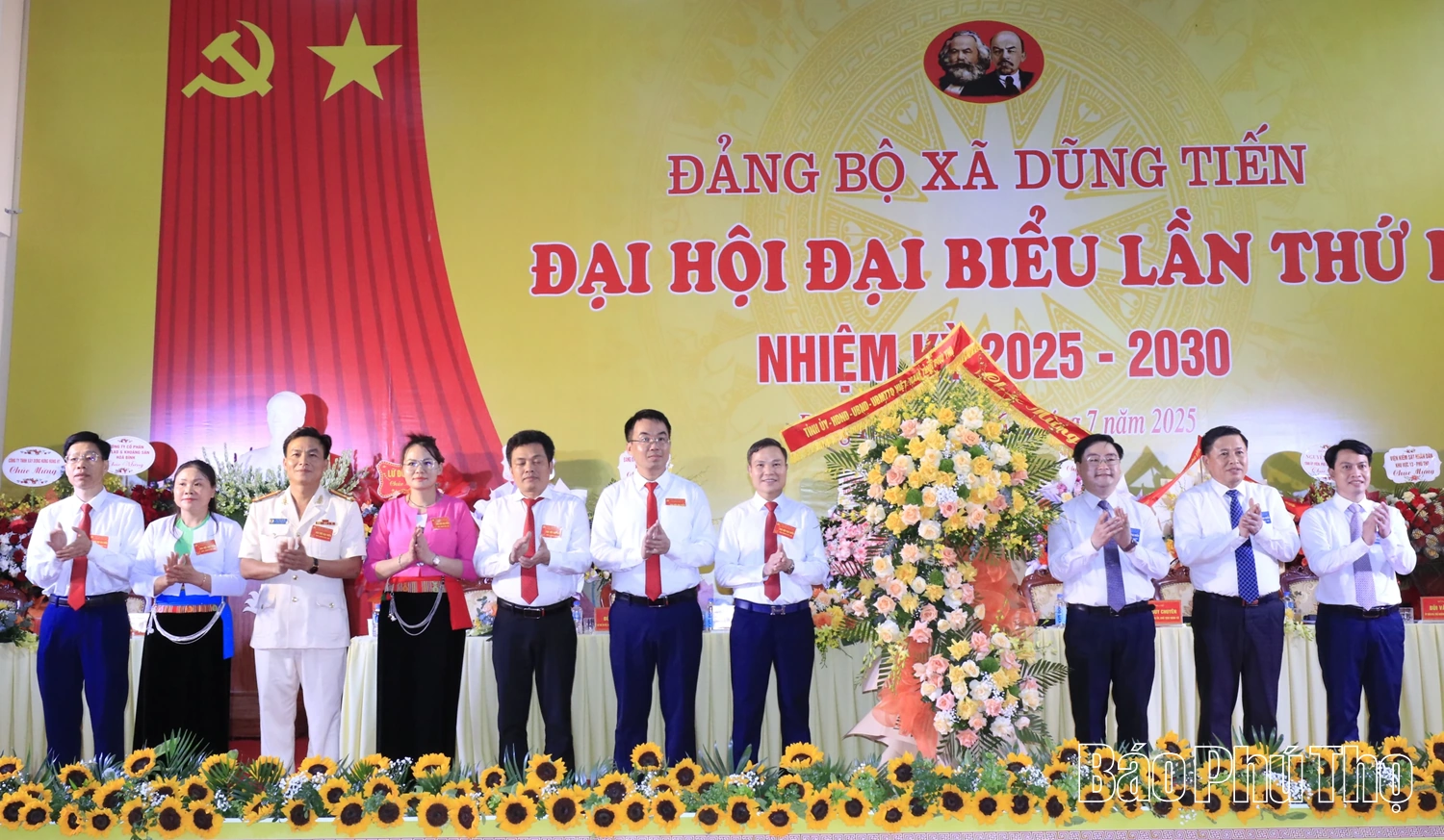 Đại hội Đảng bộ xã Dũng Tiến lần thứ I, nhiệm kỳ 2025 - 2030