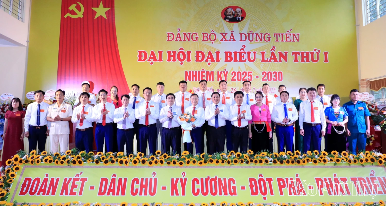 Đại hội Đảng bộ xã Dũng Tiến lần thứ I, nhiệm kỳ 2025 - 2030