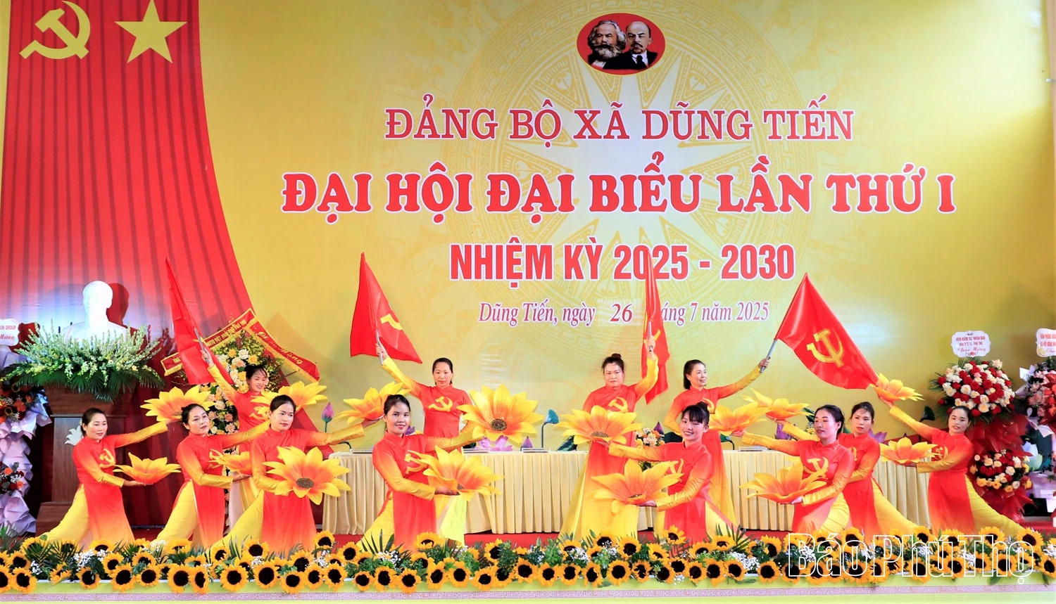Đại hội Đảng bộ xã Dũng Tiến lần thứ I, nhiệm kỳ 2025 - 2030
