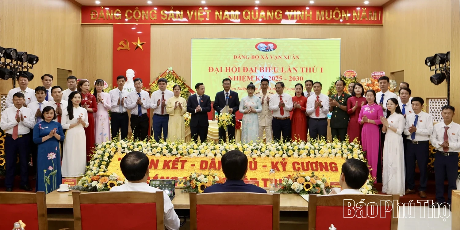 Đại hội đại biểu Đảng bộ xã Vạn Xuân lần thứ I, nhiệm kỳ 2025 - 2030