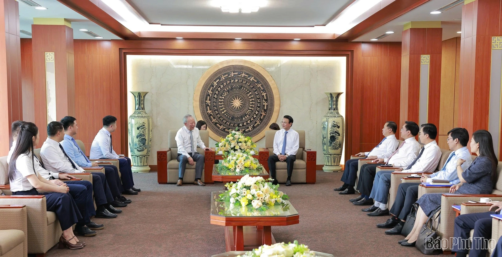 Bí thư Tỉnh ủy Đặng Xuân Phong làm việc với Tập đoàn Xây dựng Thái Bình Dương