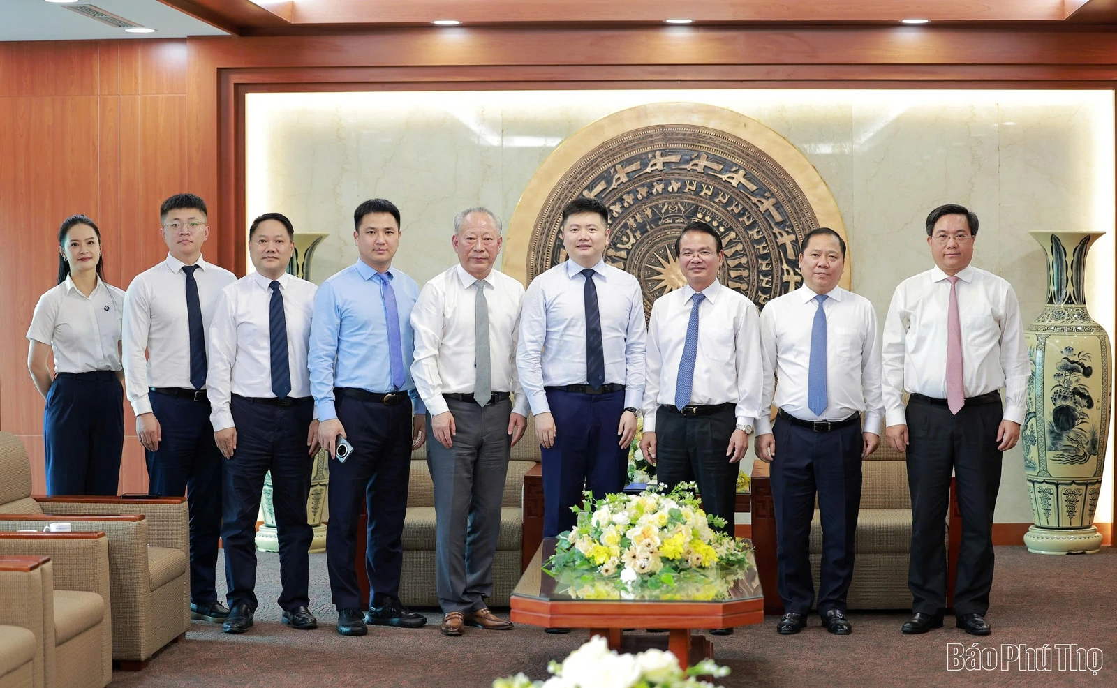 Bí thư Tỉnh ủy Đặng Xuân Phong làm việc với Tập đoàn Xây dựng Thái Bình Dương