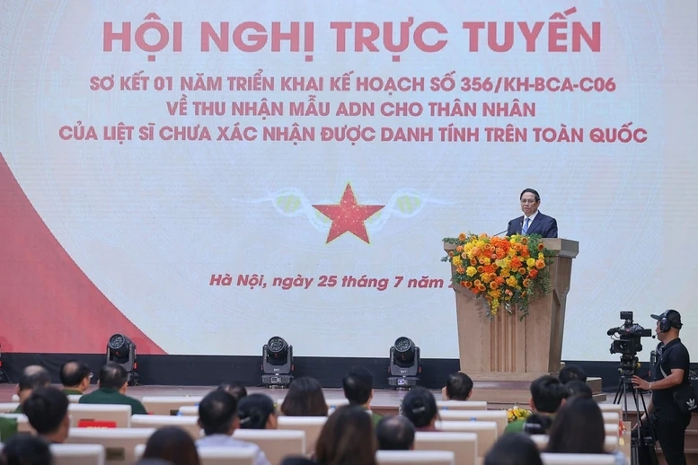 Thủ tướng: Quy tập hài cốt, xác minh danh tính liệt sĩ “khó mấy cũng phải làm và làm bằng cả trái tim”