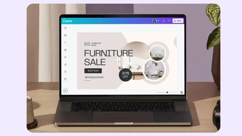 Thiết kế website nội thất đẹp mắt, tối ưu trải nghiệm với Canva