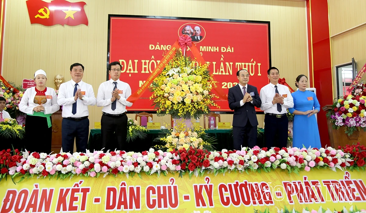 Đại hội đại biểu Đảng bộ xã Minh Đài lần thứ I, nhiệm kỳ 2025 - 2030