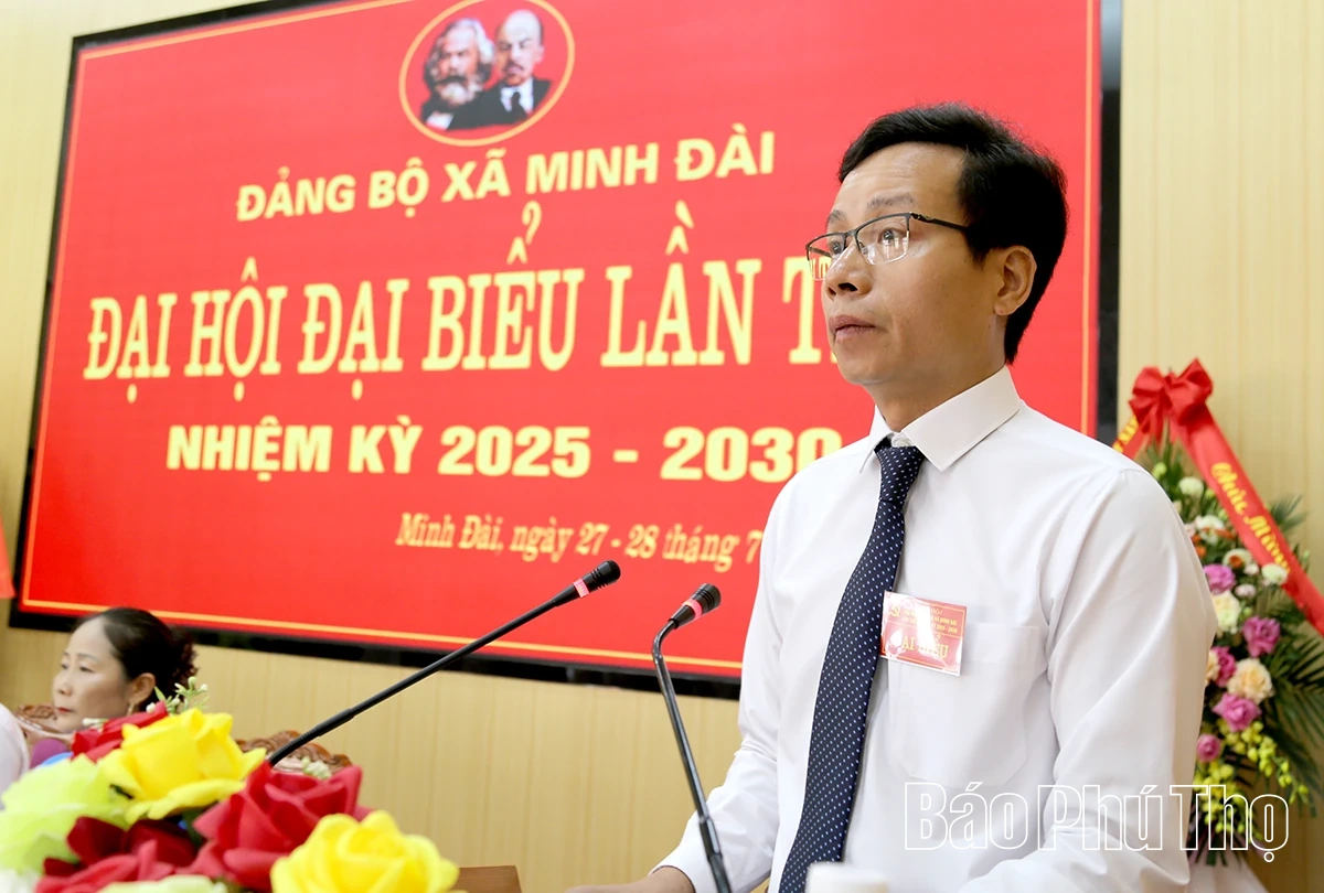 Đại hội đại biểu Đảng bộ xã Minh Đài lần thứ I, nhiệm kỳ 2025 - 2030