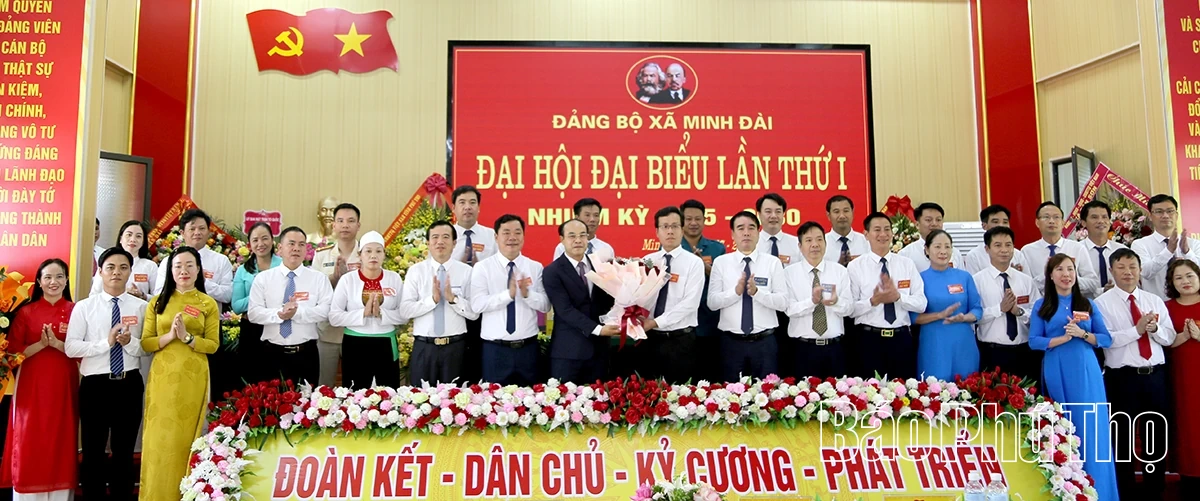 Đại hội đại biểu Đảng bộ xã Minh Đài lần thứ I, nhiệm kỳ 2025 - 2030