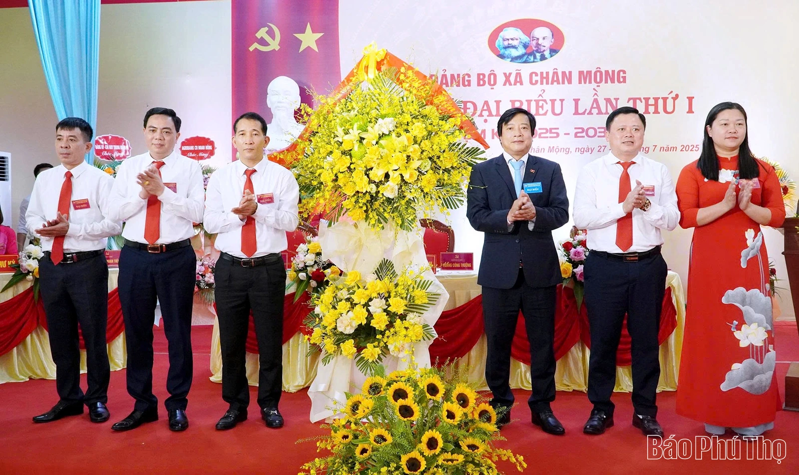 Đại hội đại biểu Đảng bộ xã Chân Mộng lần thứ I, nhiệm kỳ 2025 - 2030