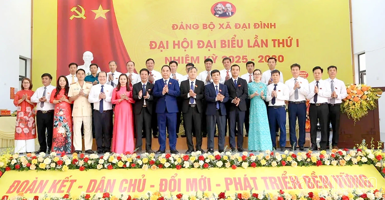 Đại hội đại biểu Đảng bộ xã Đại Đình lần thứ I, nhiệm kỳ 2025 - 2030