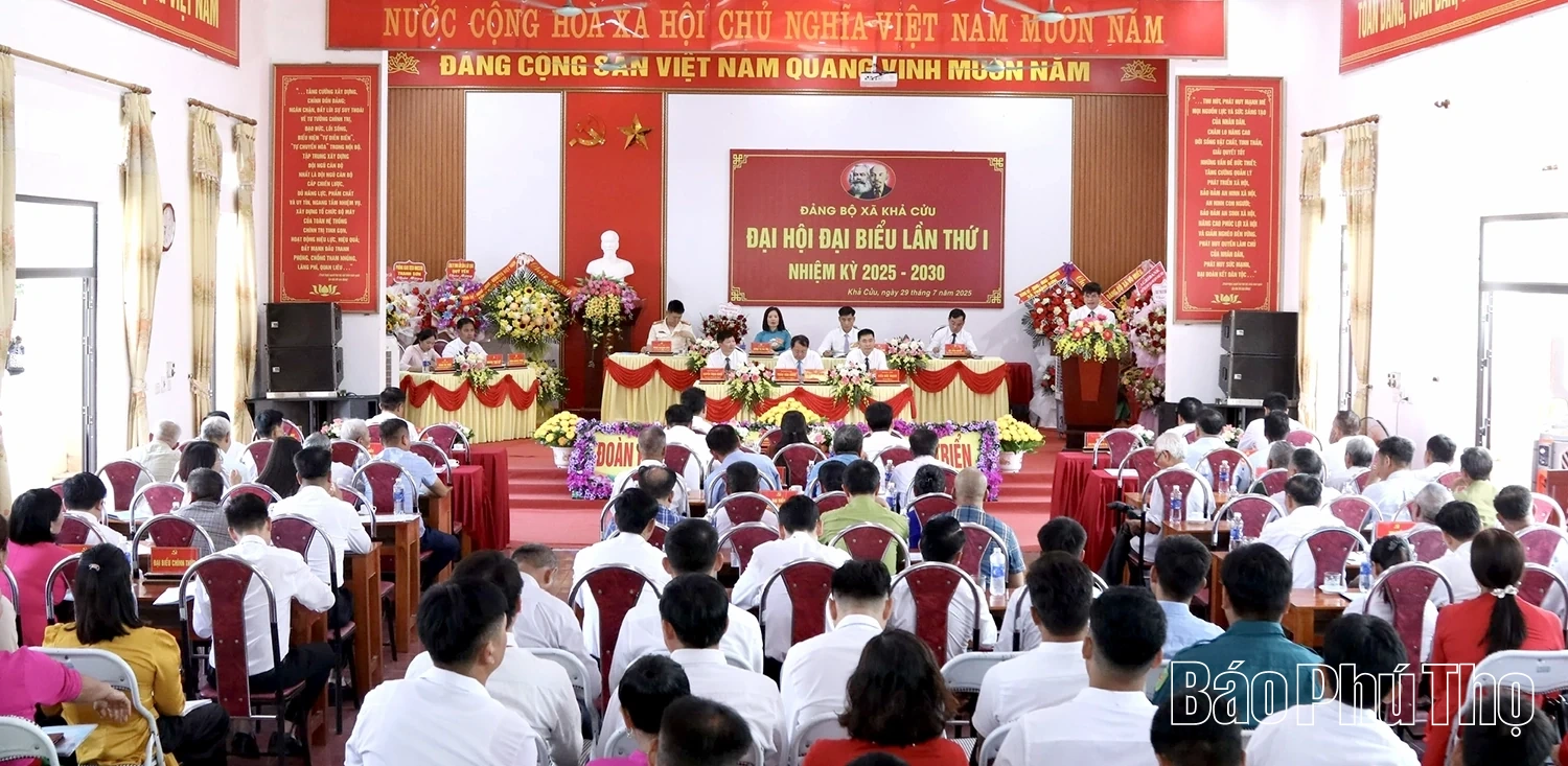 Đại hội đại biểu Đảng bộ xã Khả Cửu lần thứ I, nhiệm kỳ 2025 – 2030