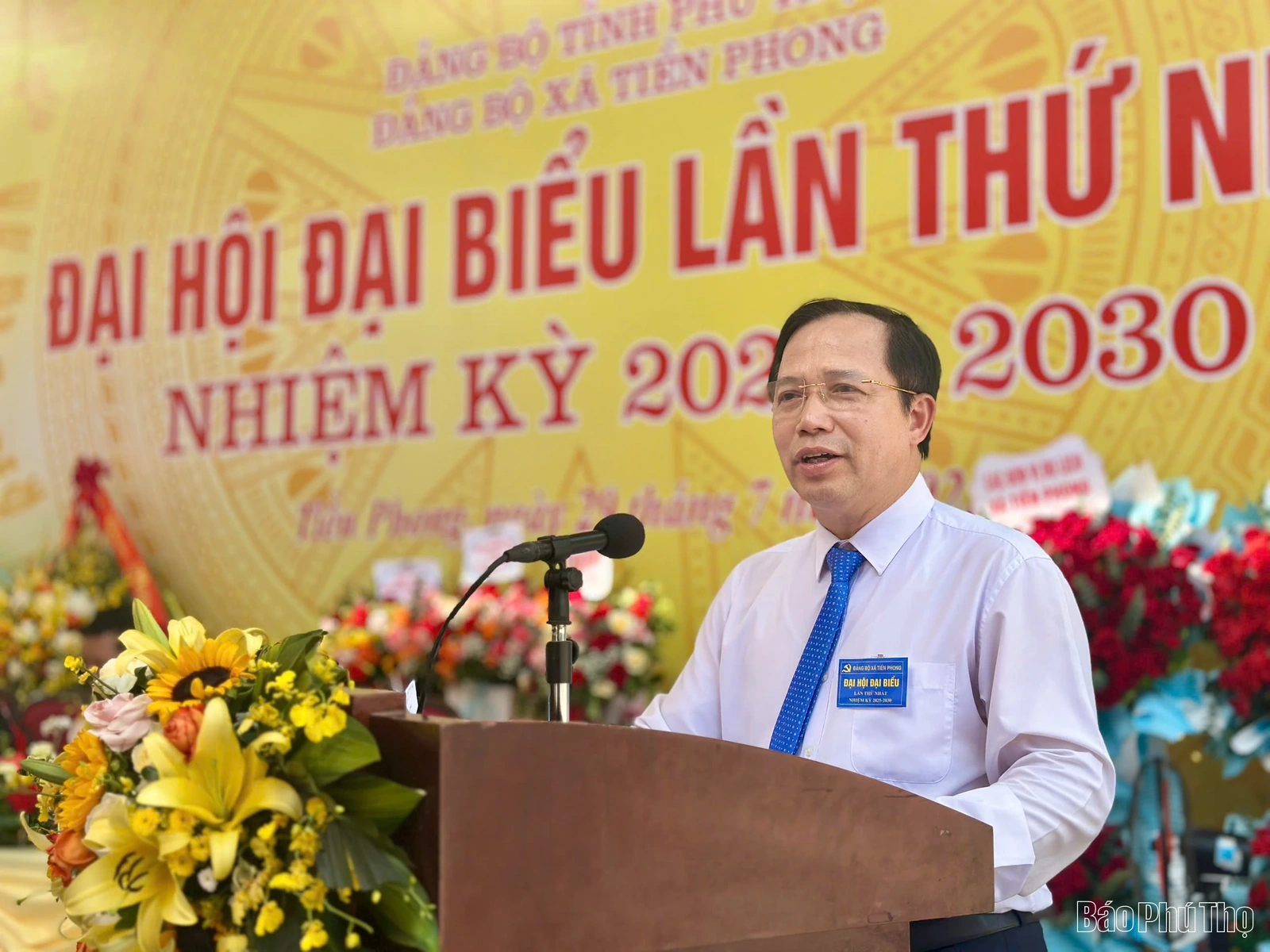 Đại hội đại biểu Đảng bộ xã Tiền Phong lần thứ I, nhiệm kỳ 2025-2030