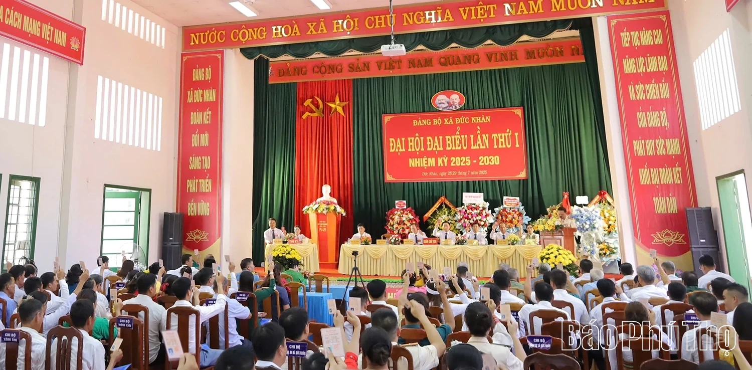 Đại hội đại biểu Đảng bộ xã Đức Nhàn lần thứ I, nhiệm kỳ 2025 - 2030