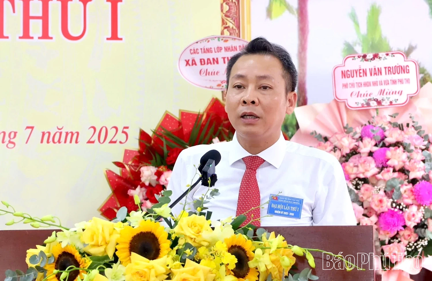 Đại hội đại biểu Đảng bộ xã Đan Thượng lần thứ I, nhiệm kỳ 2025-2030