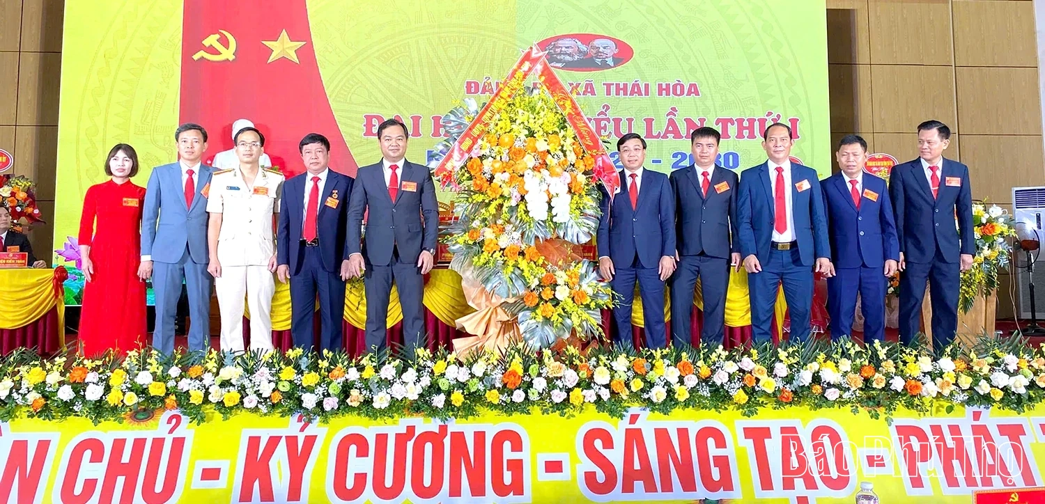 Đại hội đại biểu Đảng bộ xã Thái Hòa lần thứ I, nhiệm kỳ 2025-2030