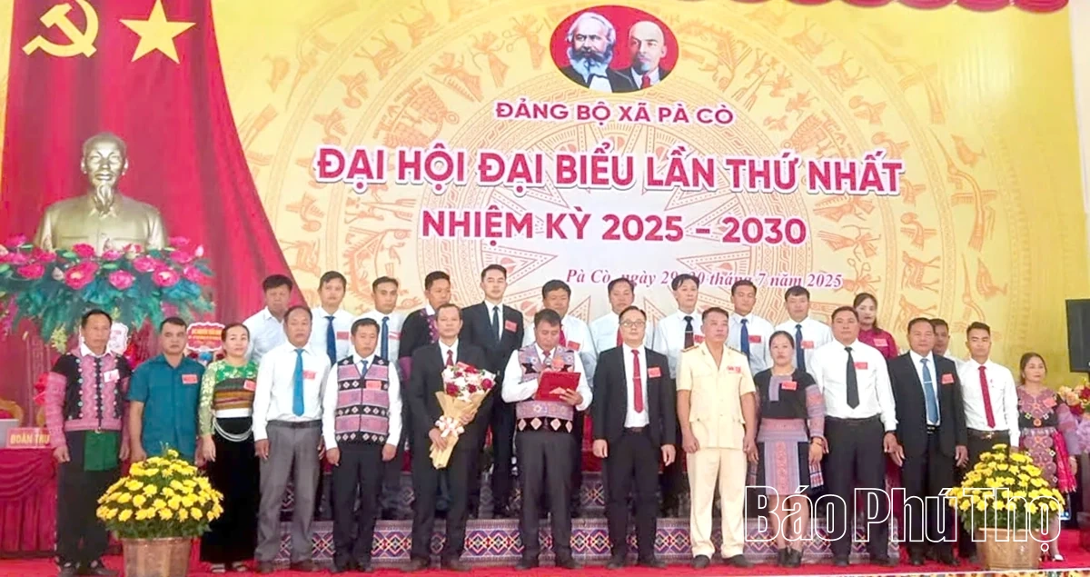 Đại hội đại biểu Đảng bộ xã Pà Cò lần thứ I, nhiệm kỳ 2025-2030