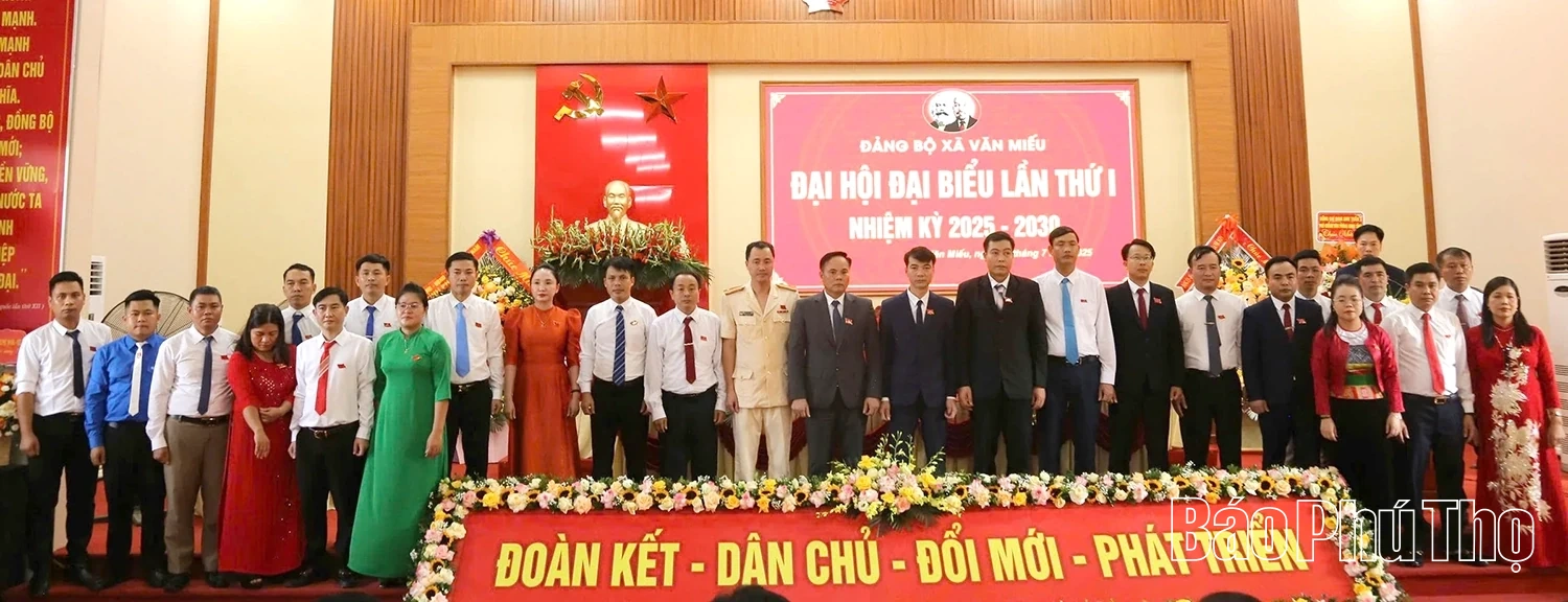 Đại hội đại biểu Đảng bộ xã Văn Miếu lần thứ I, nhiệm kỳ 2025-2030