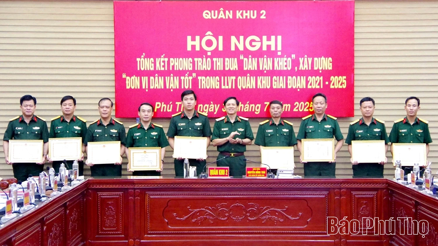 Tổng kết Phong trào thi đua “Dân vận khéo”, xây dựng “Đơn vị dân vận tốt” giai đoạn 2021-2025