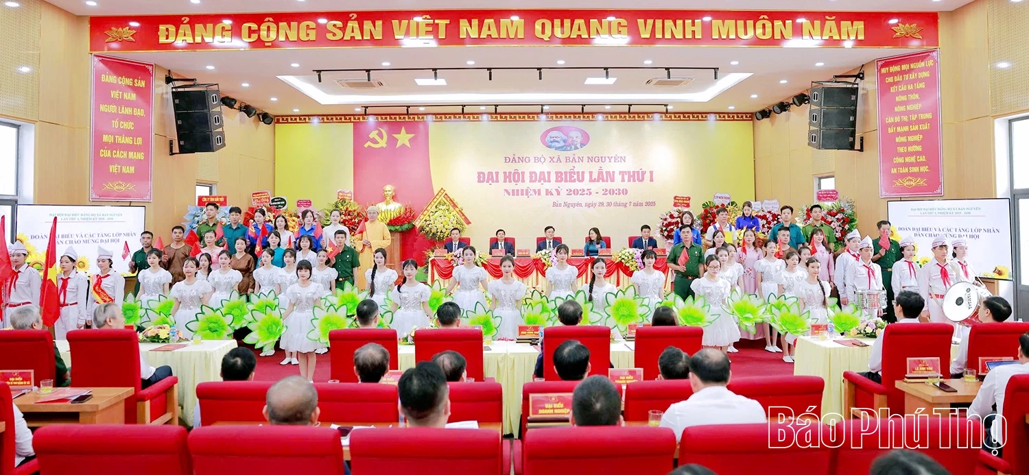 Đại hội đại biểu Đảng bộ xã Bản Nguyên lần thứ I, nhiệm kỳ 2025-2030