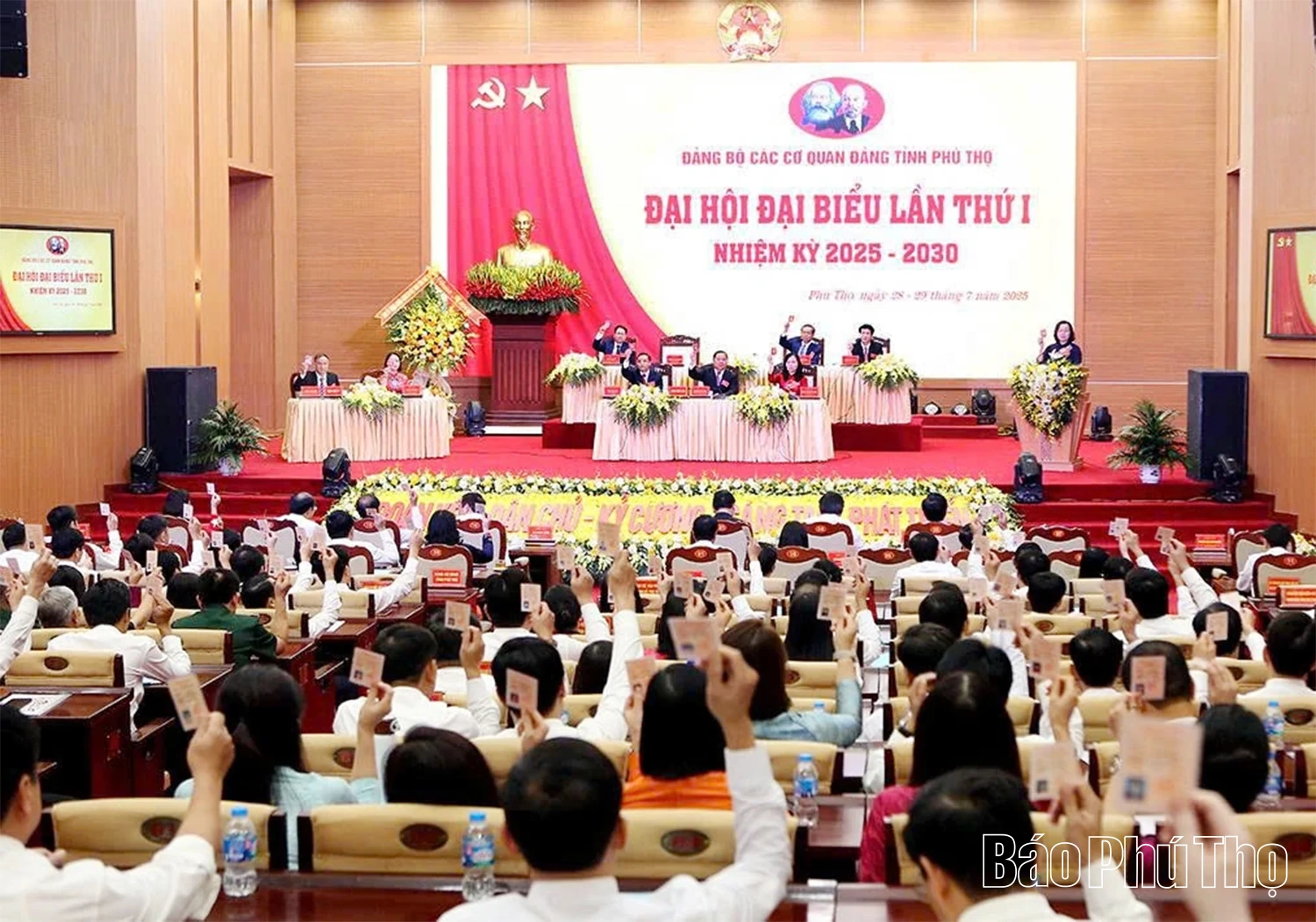 Phú Thọ: 152/152 Đảng bộ trực thuộc Tỉnh uỷ tổ chức thành công Đại hội nhiệm kỳ 2025- 2030