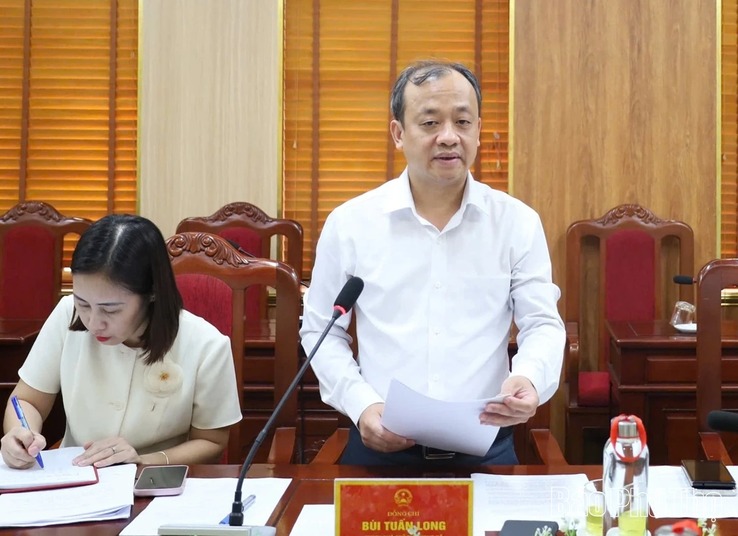 Đoàn công tác Sở Giáo dục và Đào tạo làm việc với xã Phù Ninh