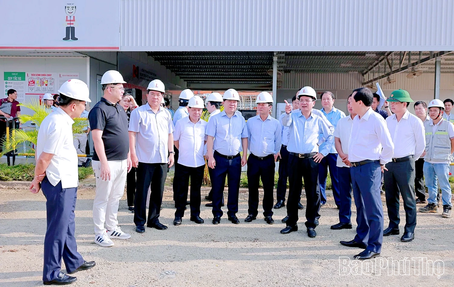 Thường trực Tỉnh ủy kiểm tra các dự án tại khu vực tỉnh Phú Thọ (cũ)