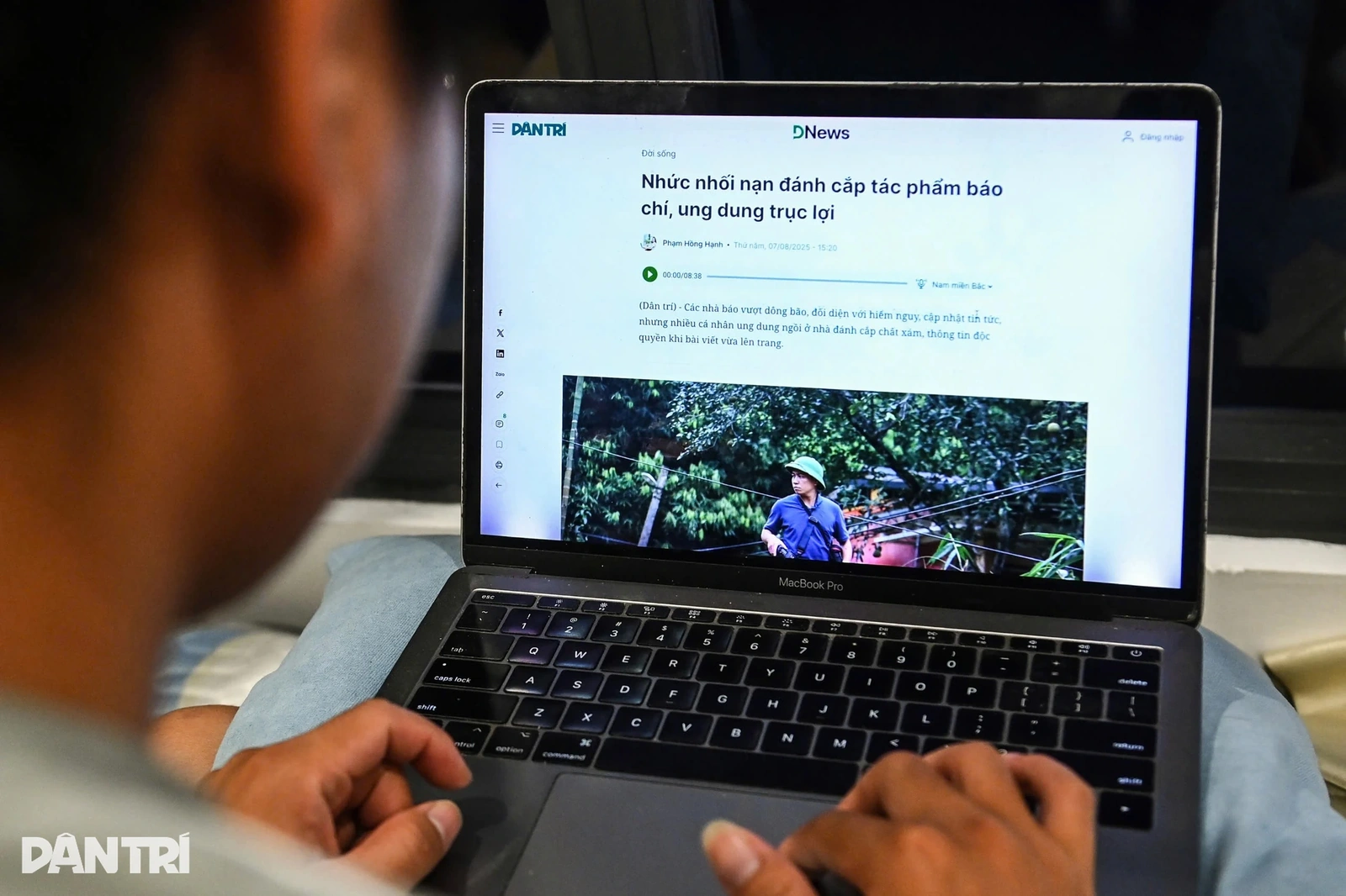 Nhiều trang mạng xã hội thu lợi nhuận từ đánh cắp thông tin báo chí