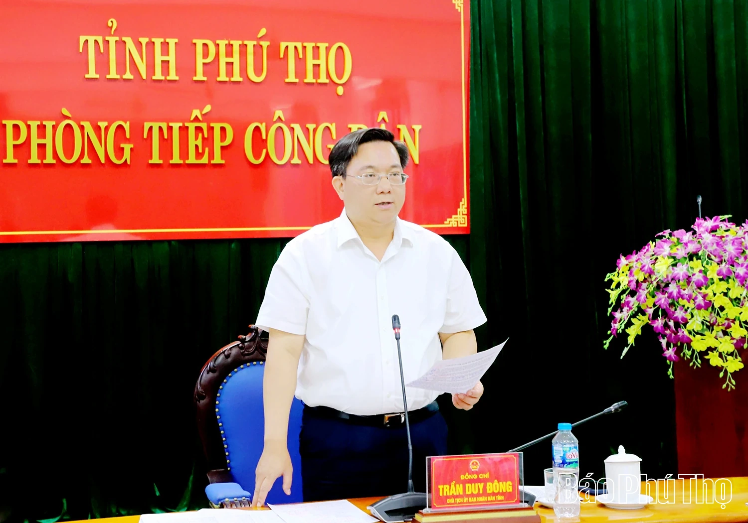 Chủ tịch UBND tỉnh Trần Duy Đông tiếp công dân định kỳ tháng 8/2025