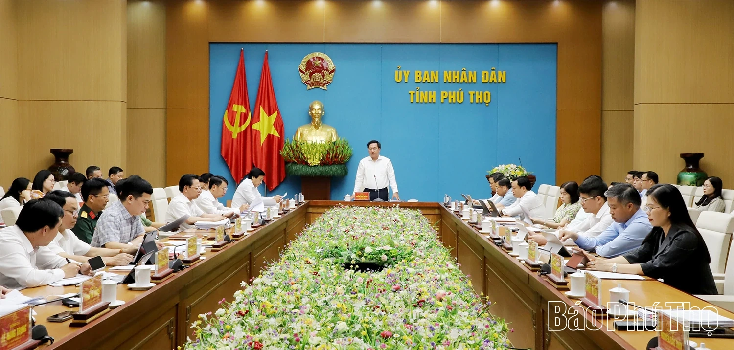 Phiên họp Hành chính tháng 7 của UBND tỉnh