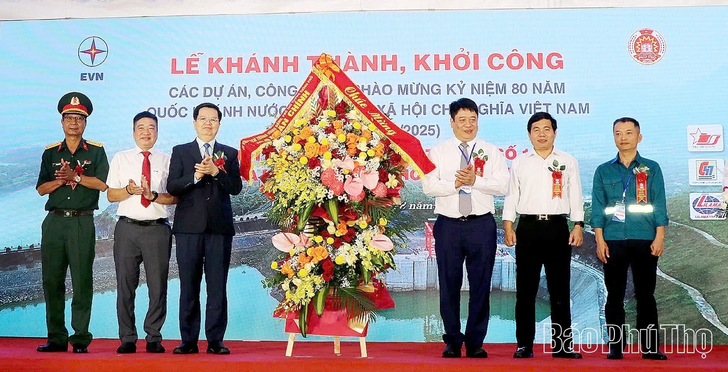 Khánh thành, phát điện tổ máy số 1, Dự án Nhà máy Thủy điện Hòa Bình mở rộng