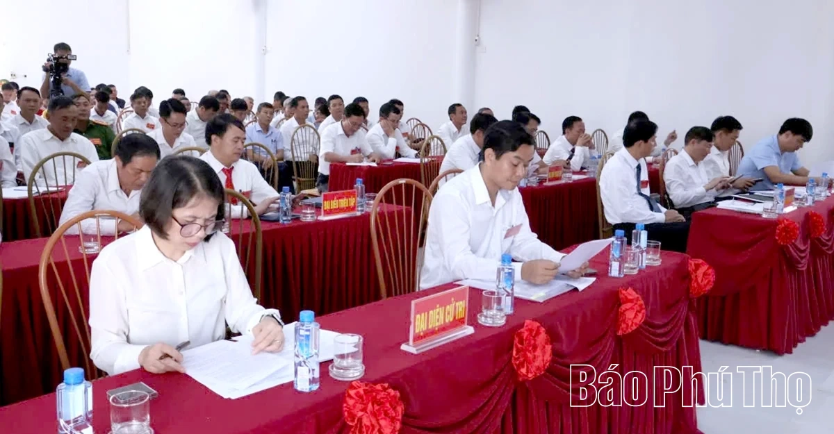 Hội đồng nhân dân xã Sông Lô họp kỳ thứ Hai