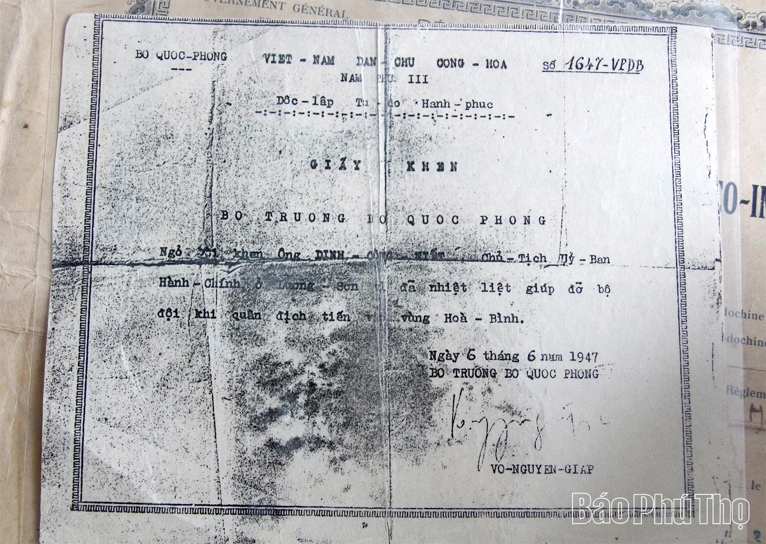 Dấn thân theo cách mạng - vị quan Lang xứ Mường được Bác Hồ gửi thư khen