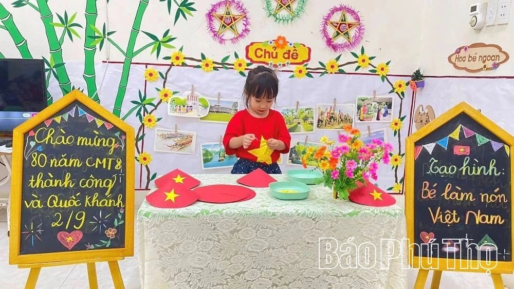 Trường học tổ chức hoạt động ý nghĩa chào mừng ngày Quốc khánh 2/9