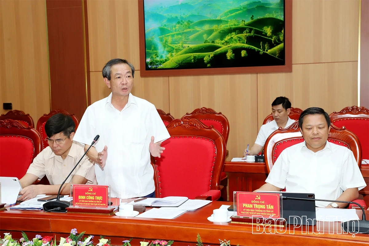 Ban Thường vụ Tỉnh ủy họp, thông qua nhiều nội dung quan trọng