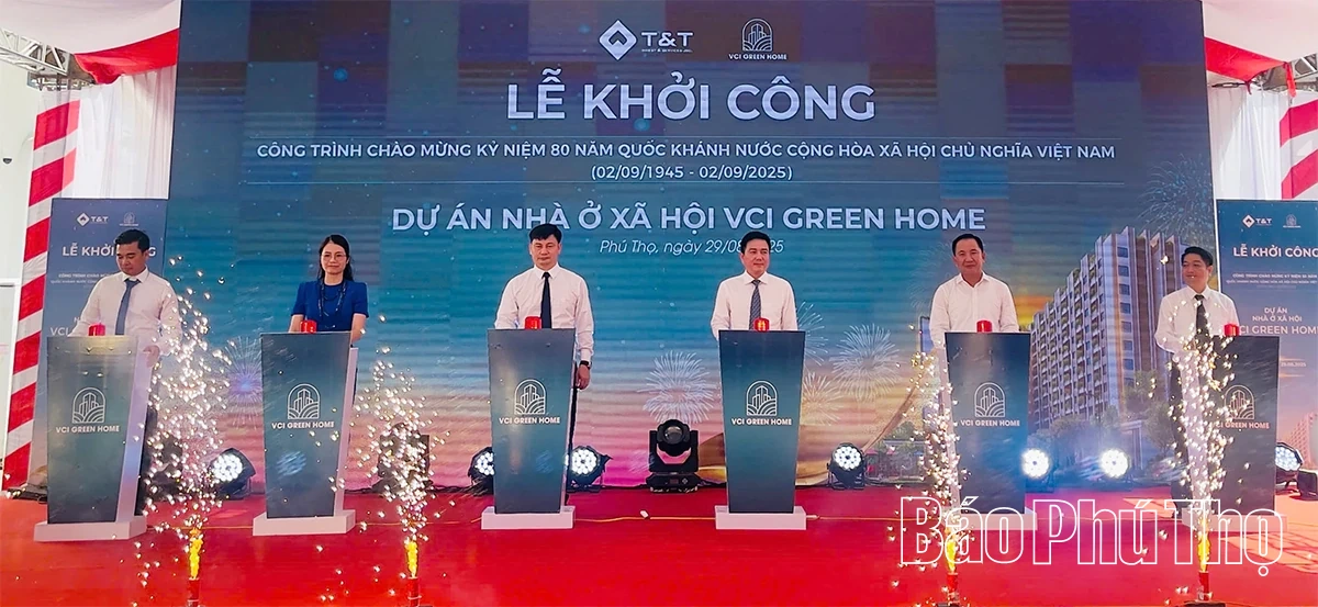 Khởi công Dự án Nhà ở xã hội VCI Green Home