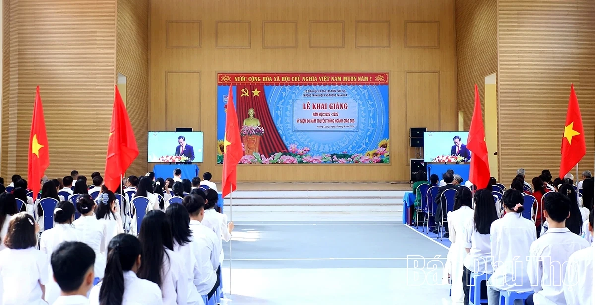 Các trường tổ chức Lễ khai giảng năm học mới 2025 – 2026