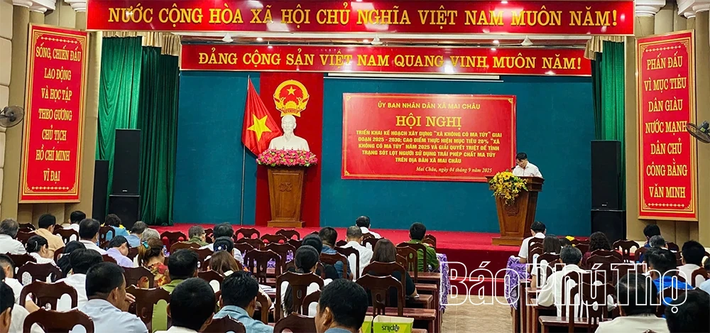 Xã Mai Châu hiện có 6 xóm đạt tiêu chí không có ma túy