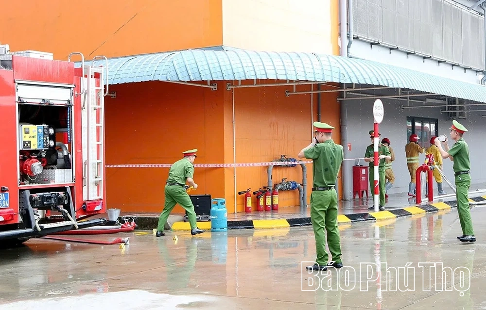 Thực tập phương án chữa cháy, cứu nạn quy mô lớn năm 2025
